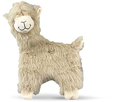 NANDOG Pet Gear My BFF Alpaca Crinkle Hundespielzeug - Plüsch-Welpenspielzeug für kleine und mittelgroße Rassen, nicht aggressive Kauer, weiches 38,1 cm Hundespielzeug bietet Spaß und Gesellschaft