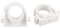 sourcing map 20mm Dia Pipe Clamps Clips, PPR Water Hose Fittings Tube Holder with Lock for Water Supply White 8 Pcs