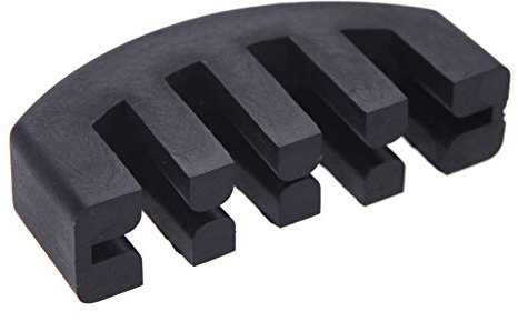 Barabesty Gummi Daempfer Schalldaempfer 4/4 Violine Geige Leicht Schwarz