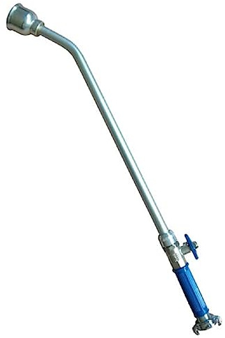 Sirocco Profi Gießstab aus Leichtmetall 85 cm mit 60 cm Auslaufrohr und verchromter Schnellkupplung ergonomischer Handgriff für präzises Gießen im Garten und Landwirtschaft
