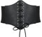 RHZXD Damen Korsett Gürtel, Elastischen Breiten Band Schnürkorsett, Damen Corset Belt, Gürtel HüftgurtWaist Trainer, Taillenformer für Damen (Schwarz)