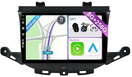 YUNTX [8GB+256GB] Android 14 Autoradio für Opel Vauxhall Astra K/Buick Verano GS (2015-2020)-[Integriertes CarPlay/Android Auto/DSP/GPS]-9” IPS Touch Screen-CAM+MIC-DAB/Mirror Link/Bluetooth 5.0