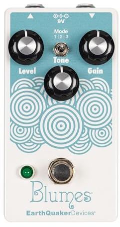 EarthQuaker Devices Blumes Low Signal Shredder Pearl White and Turquoise (Cottonwood Music Exclusive)