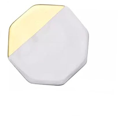 Alipis Posavasos cerámica Girlfriend Gift Home Decor Mantel Mesa muleton para Mesa Posavasos para Bebidas Posavasos mármol Regalo inauguración Dorado portavasos Accesorios