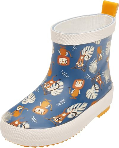 Playshoes Unisex Kinder Gummistiefel Halbschaft WildtiereGummistiefel
