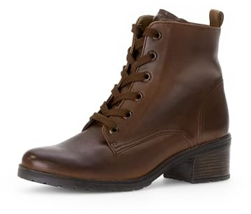 Gabor Damen Schnürstiefeletten, Frauen Stiefeletten,schnürboots,reißverschluss,Boots,Stiefel,Bootee,Booties,Sattel (Mic/ames),38.5 EU / 5.5 UK