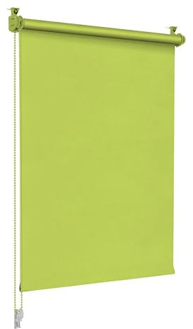 Verdunkelungsrollo Klemmfix ohne Bohren 100cm x 130cm Olivgrün Verdunklungsrollo Fensterrollo Rollo Seitenzugrollo Klemmrollo für Fenster & Tür