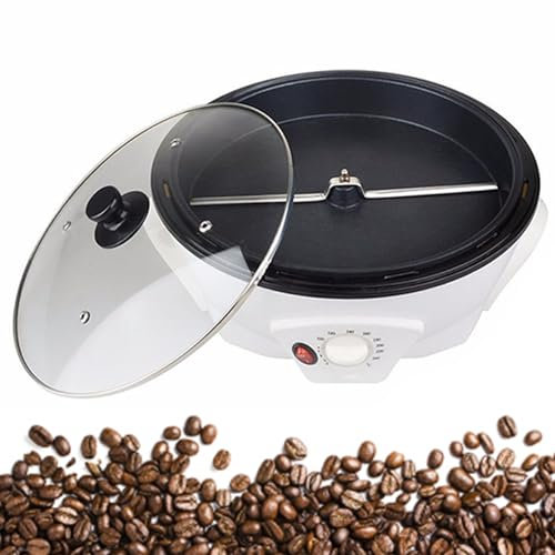 Naturalpowev Tostadora de café eléctrica de 800 g con Ajuste de Temperatura de 0 a 240 ℃, tostadora de café de 1200 W para Uso doméstico