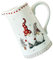 TINEASUR 1pièce Kettle Céramique Créatif Avec Motif De Noël Carafe à Jus Ergonomique Sans Couvercle Style Pour Boissons Froides Et