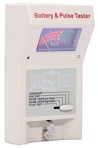 Knopfzellen-Batterietester, Batterietester, Quarztester, Batterie- und Impulstester, Quarzuhr-Analysator, Detektor, Zubehör für Uhrenreparaturwerkzeuge
