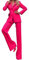 HEONSATI Completo Tailleur Donna Elegante Curvy Completi Due Pezzi Blazer a Maniche Lunghe Risvolto e Pantalone Offerte Tute da Cerimonia Invernale Casual Abito Donne Lavoro per Business e Matrimoni