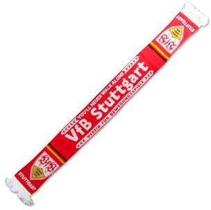 VfB Stuttgart Schal Stadion rot - 17 x 150 cm + Digni-Aufkleber