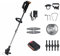 Tondeuse à gazon électrique 1000W 24V avec batterie 22980mAh tondeuse à gazon sans fil longueur réglable outil de coupe d'élagage de jardin Outils de tonte de pelouse de jardin(1 Battery)