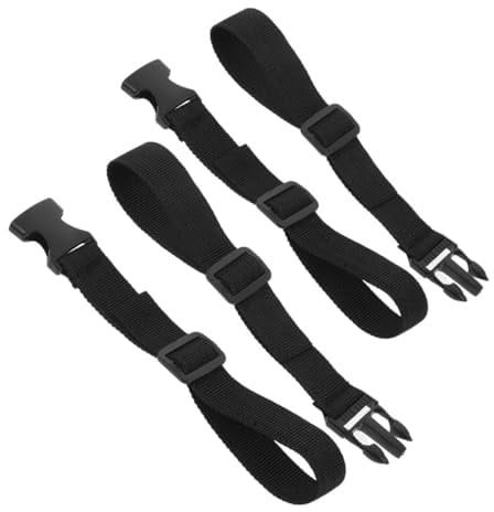 TOYANDONA 2 Stück Rucksackgurt Tragesystem mit Kunststoffschnallen Rutschfeste und Stabile Rucksack Brustgurte für Outdoor Wandern und Camping Schwarz
