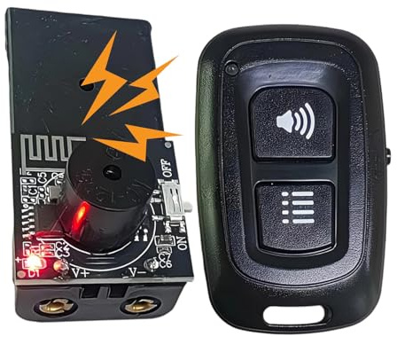 Générique Geräuscharmes Gadget für Scherze, 16 Sound-Modi für Streiche | Lustiges Schergerät | für Party, Büro, Schule, Schlafsaal, Wohnung, Autoinnenraum, Garten