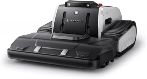 Lymow One Plus Robot Tagliaerba, Navigazione RTK e Visiva, Copertura Giornaliera 4,452 m², Pendenza 100% (45°), Altezza di Taglio 30-100 mm, AWD Tutto Terreno, Controllo App