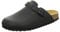 AFS-Schuhe 3900 Herren Clogs, Bequeme Hausschuhe für Männer, Pantoffeln aus Leder, Made in Germany (40 EU, schwarz)