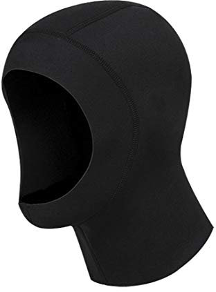 YJZQ - Cappa in neoprene per immersioni, con cappuccio elastico, per snorkeling, kayak, pagaia, surf, sport acquatici e ventilati, per uomini e donne