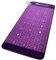 MediCrystal Lila Heizmatte Professionelle Größe 150x60cm mit Amethyst & Achat Hot Stones - Fern-Infrarot-Wärme - Photonic Red Lights - Einstellbare PEMF 4,8,10,14Hz