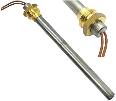 eRicambi, Ricambi Pellet | Candeletta Resistenza Accensione per Stufa a Pellet | Raccordo Filettato 3/8 GAS | Diametro 9,9mm 300W Lunghezza Totale 150mm |