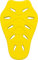 LS2 820641ptb01 paraschiena, unisex, giallo, m