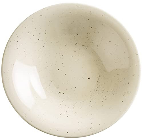 KAHLA Homestyle Assiette à pâtes, 22 cm, en coton naturel, en porcelaine, aspect faïence et céramique, assiettes creuses, rondes, beiges