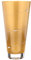 DIAMANTE Swarovski Gold Metallic Silhouette Conical Tapered Vase with Swarovski Crystals - 25cm