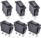 APIELE 6 Stücke Kippschalter,3 Position EIN-Aus-EIN mit SPDT 3 Pins Wippschalter,250V 16A Taste Rocker Kippschalter Für Häuser, Industrie,DIY KCD3-103 (EIN-Aus-EIN Schwarz)