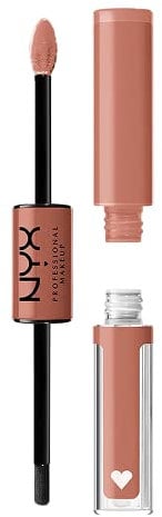 NYX Professional Makeup Lipgloss, Hochpigmentierte und langanhaltende Formel, Nicht abfärbend, Shine Loud, 07 Global Citizen