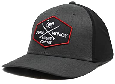 DRESSED IN MUSIC PLAY WITH ME Surf Monkey Trucker Sportmütze, schnelltrocknend, Schwarz , One size