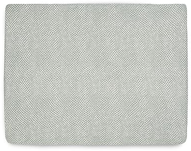 Jollein Spannbettlaken Laufgitter Jersey 75 x 95 cm - Snake - Ash Green