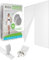 ARCOL Zanzariera Magnetica Finestra 100x150 cm in Fibra di Vetro – Stop Zanzare in 3 Min., Rete Ultra-Fine Anti-Insetti, Chiusura Automatica con Magneti e Pesi, Nastro a Strappo Extra-Largo (Bianco)