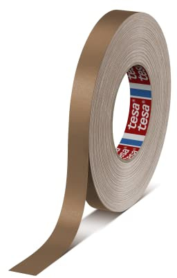 tesa band 4651 Premium leistungsstarkes Gewebeband versch. Breiten und Farben (50 m x 15 mm, braun)