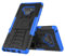 Custodia per Samsung Galaxy Note 9 con Supporto Bumper Case Cover Armor Rigida Resistente Doppio Strato Protettiva Ibrida Agli Urti (Samsung Galaxy Note 9, Blu)