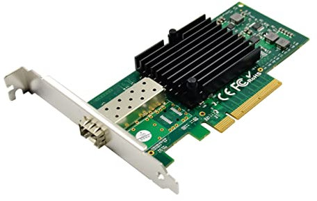 LevelOne GNC-0201 - Tarjeta de Red PCIe de Fibra óptica de 10 Gigabit, 1 Ranura SFP+ de 10 GbE