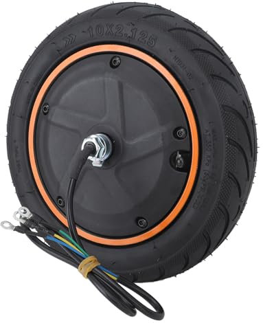 BuyWeek Moteur de Moyeu de Roue de Scooter Électrique pour Ninebot F40, Remplacement de Pneu de Roue de Moteur de Moyeu de Trottinette Électrique 36V 400W Étanche