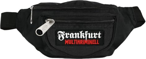 Bauchtasche Frankfurt Multikriminell mit wechselbaren Patch gürteltasche Body Bag
