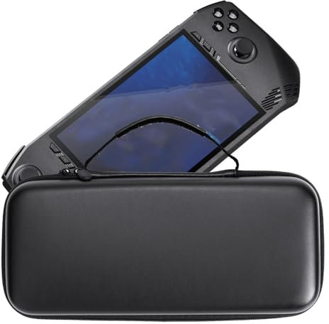 ZLiT Funda de transporte para consola de juegos MSI Claw, bolsa de almacenamiento protectora rígida de viaje para consola de juegos MSI Claw (negro)