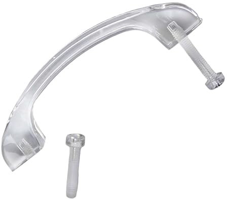 predolo Transparenter Möbelgriff aus Acryl, elegante Schrankdekoration, Stil D