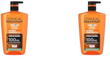 L'Oréal Men Expert Hydra Energetic Shower Gel Large XXXL 1L (Pack of 2)