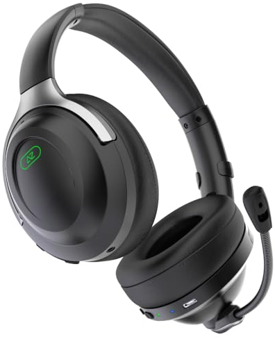 ACEZONE A-Spire True Wireless Hybrid ANC Gaming-Headset – Sprachverstärkendes Mikrofon mit Geräuschunterdrückung – PC, PS4, PS5, Switch, Handy (kabellos)