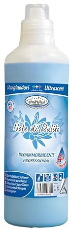 HOME PRO - Note di Pulito DeoAmmorbidente - Ammorbidente Profumato ad Alta Concentrazione per Tessuti - Effetto Easy Ironing e Extra Morbidezza - Confezione da 1L