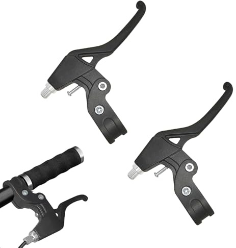 HUIMO 1 Pair Bicycle Brake Levers Bicycles Brake Handle Universal Full Aluminium Alloy BMX Brake Levers Hand Brakes for BMX/MTB Mountain Bike Road Bicycle
