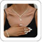 Zoestar Bridal Wedding Jewelry Set Rhinestone Necklace Earrings Bracelet Sets Formal Costume Jewelry for Women (Gold)
