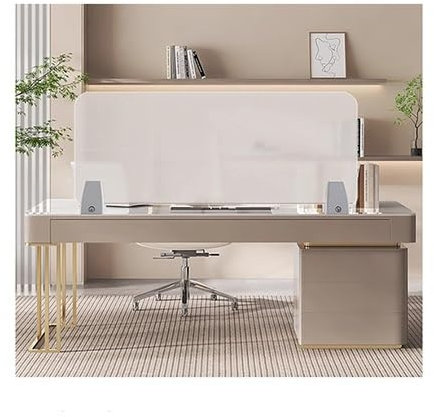 Freestanding Desk Privacy Divider, Desk Privacy Divider, Desk For Shield Clear Dividers Office Desk Dividers Anti Coughing Droplets Clear Table Window Clamp On Desk Dividers Reversible Lunch Bag Neck
