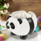 Ceramic Yarn Bowl Knitting Yarn Ball Holder Handmade Craft Yarn Storage Bowl for Crochet Cute Crocheting Accessories Sewing Supplies Organizer Yarn Non-Tangle Knitting Sewing Decoration (Panda)