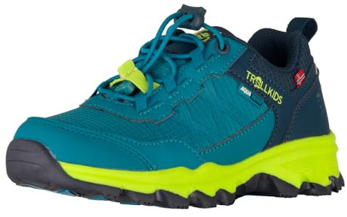 Trollkids Kids Trolltunga Hiker Low XT 30, Harbor Blue