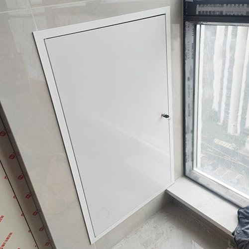 Trampilla Pladur Puerta Metálica Fontanería Trampilla Pladur para Paneles de Yeso/Pared, con Cerradura Tapa Caja Fusibles Trampilla de Acceso a La Pared con Llaves, Tapa de Cuadro Eléctrico(WxH(30x65c