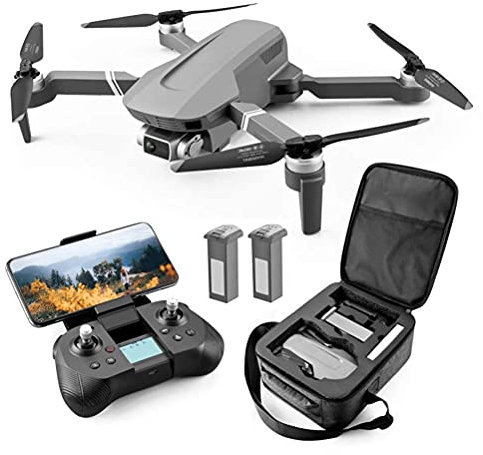 WYMYY GPS Camera Drone, 2-Axis Gimbal RC Quadcopter, with 4K HD Camera, Brushless Motor, 2000M Remote Control Distance, 5G WiFi Transmission, with Lu