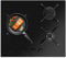 Cecotec Placa de Gas 3 Fuegos Bolero Squad G 3400S Nano Glass. 6.2kW, Nano Glass, Parrillas Hierro Fundido, Quemador WOK Triple Corona, Encendido Electrónico, Seguridad en Válvulas, Accesorio de Gas
